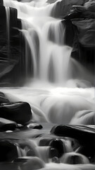 Obraz premium waterfall in the forest