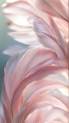 Fototapeta premium pink flamingo flower