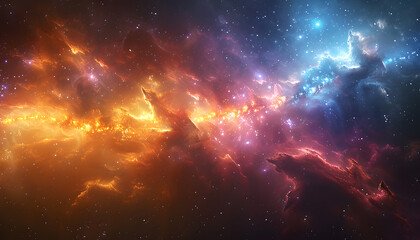 Obraz premium space background