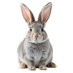 Fototapeta premium gray rabbit sitting