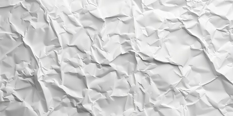 Obraz premium Crisp White Paper Texture with Festive Memories - 4K Wallpaper for Backgrounds and Nostalgic Themes，Wet crumpled white paper texture for title background, blank, festive event background, memoir, 4k h
