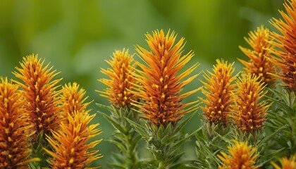 Macro image of wild flowers in a meadow at sunset with shallow depth of field, wildflowers, meadow, sunset, macro, nature, background