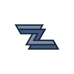 Monogram Z. Design vector Z logo. Monogram initial letter mark Z logo design. Monogram design vector logo. Monogram initial letter mark Z logo design. Simple Z monogram. Monogram Z design logo