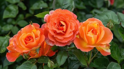 Easy Care Paprika Orange Rose