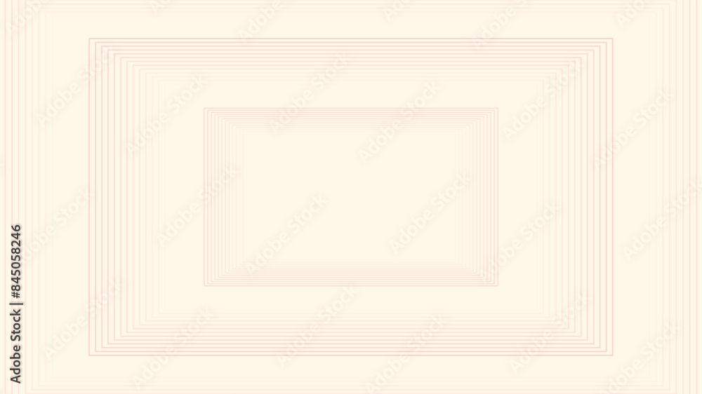 Poster yellow background with abstract peach motion trailing lines