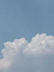 blue sky with clouds