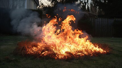Flames on the Hilltop