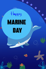 Happy marine day 