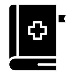 Obraz premium medical book icon
