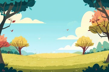 Gentle meadow landscapes for captivating photography designs