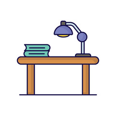 workspace icon with white background vector stock illustration