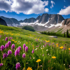 Fototapeta premium Alpine Meadow