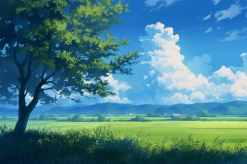 Fototapeta premium Charming natural scenery for your visual project