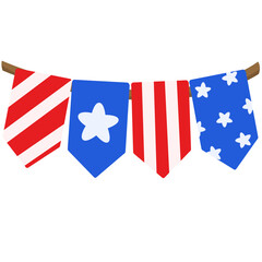 american flag button