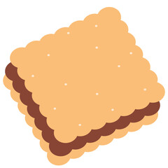 cracker chocolate icon