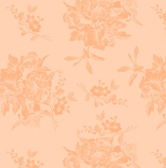seamless pattern with flowers