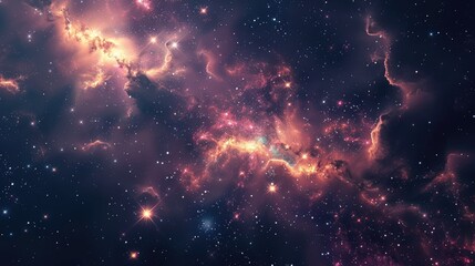 Fototapeta premium Nebula Abstract background