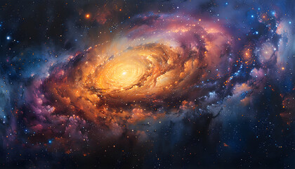 Obraz premium space background