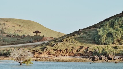 the beauty of Mandalika beach