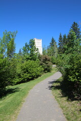 Tower In The Garden, U of A Botanic Gardens, Devon, Alberta
