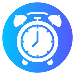 alarm gradient icon