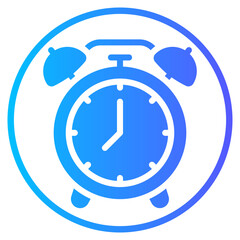 alarm gradient icon