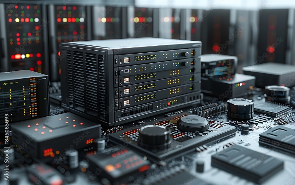 Aufkleber backup for secure system protection,server control room
