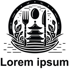 Fototapeta premium vector restaurant logo 