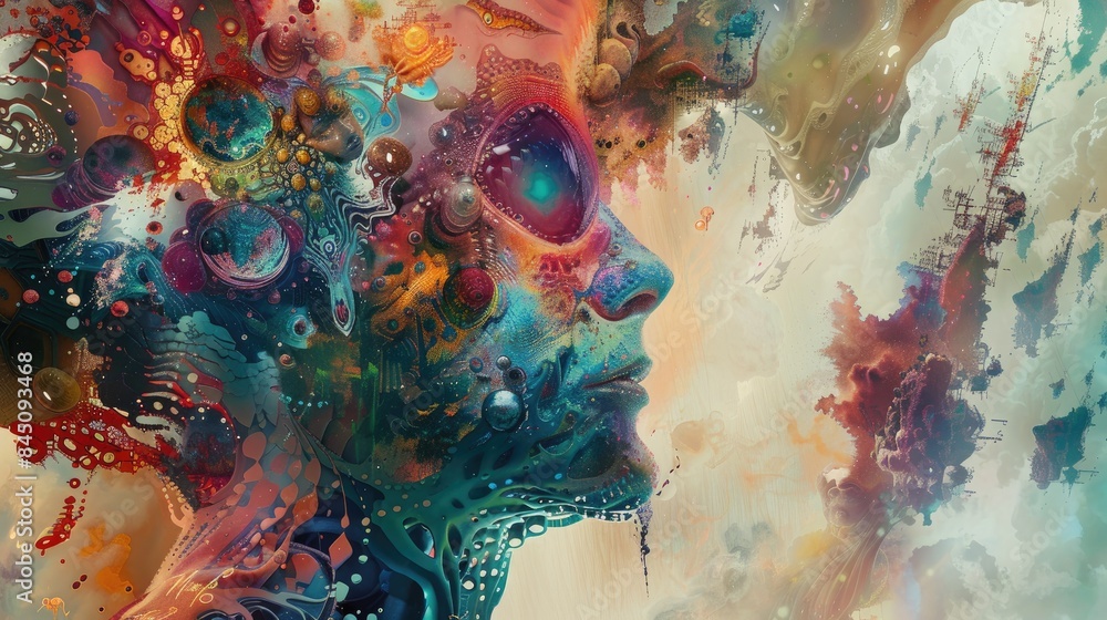 Aufkleber creating art by drafting imagining outlining and conceptualizing graphics