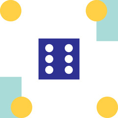 Flat Geometric Abstract Vector Element Background Template