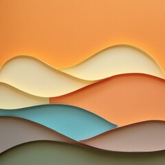 abstract background with waves