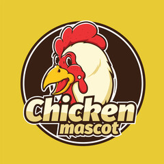 Chicken logo mascot for restaurant