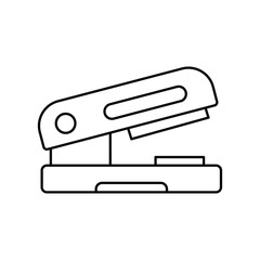 stapler icon with white background vector stock illustration