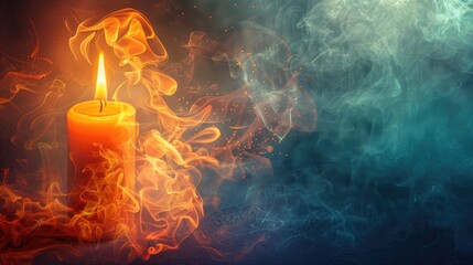 Candle igniting energy