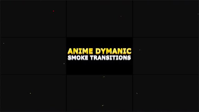 Anime Dymanic Smoke Transitions this is a colorful and dynamic pack that includes 8 smoke elements in explosions style. Dive into this pack to illustrate concepts like adrenaline rushes or power in sp