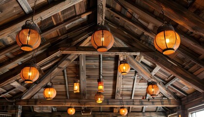 lantern in the temple