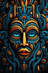 Naklejka premium Ethnic Embroidery Patterns Adding Detailed Stitches to Background Designs