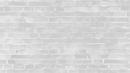 Fototapeta premium Texture of a white painted brick wall as a transparent background 