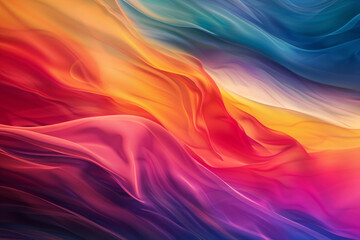 The dynamic colors in the background image create a sense of excitement and energy.