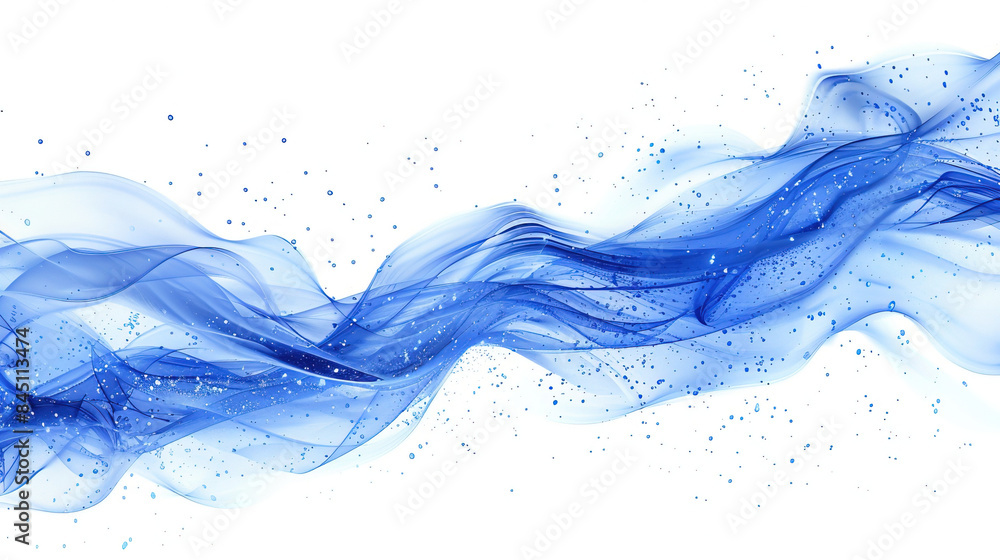 Poster abstract blue and white background vector presentation design with space for copy. elegant line art 