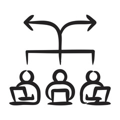 Distributed Decision Making Icon