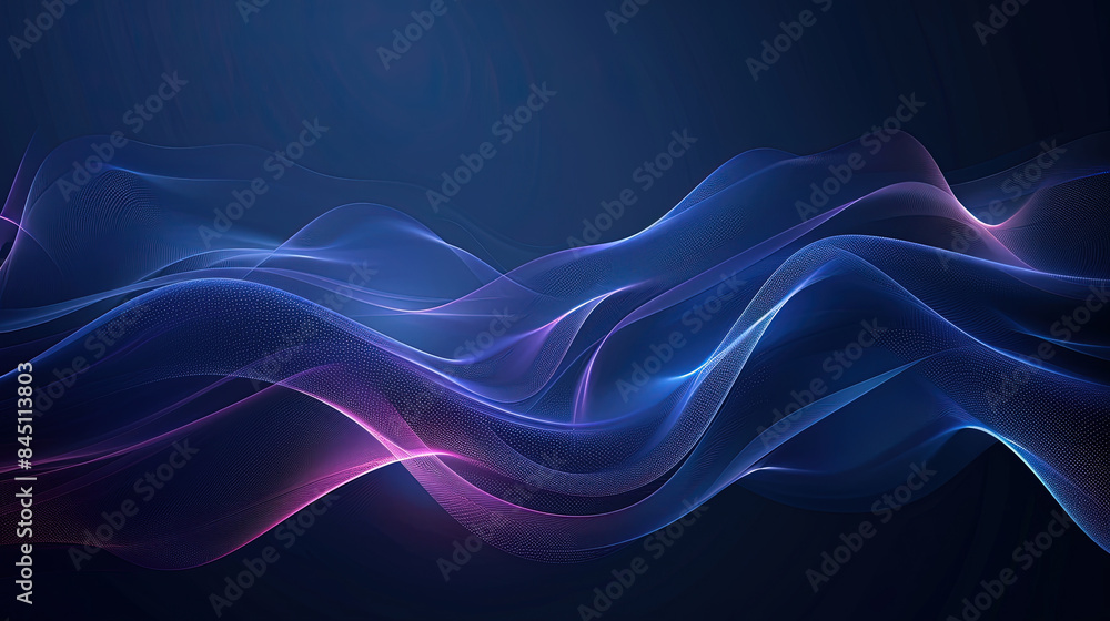 Poster abstract blue and pink gradient background. beautiful abstract wave technology background. gradient 