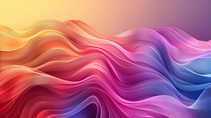 Obraz premium Abstract technology particles mesh background. Beautiful abstract wave technology background. Gradient of color and curved line vector illustration design for presentation, banner/poster, social media