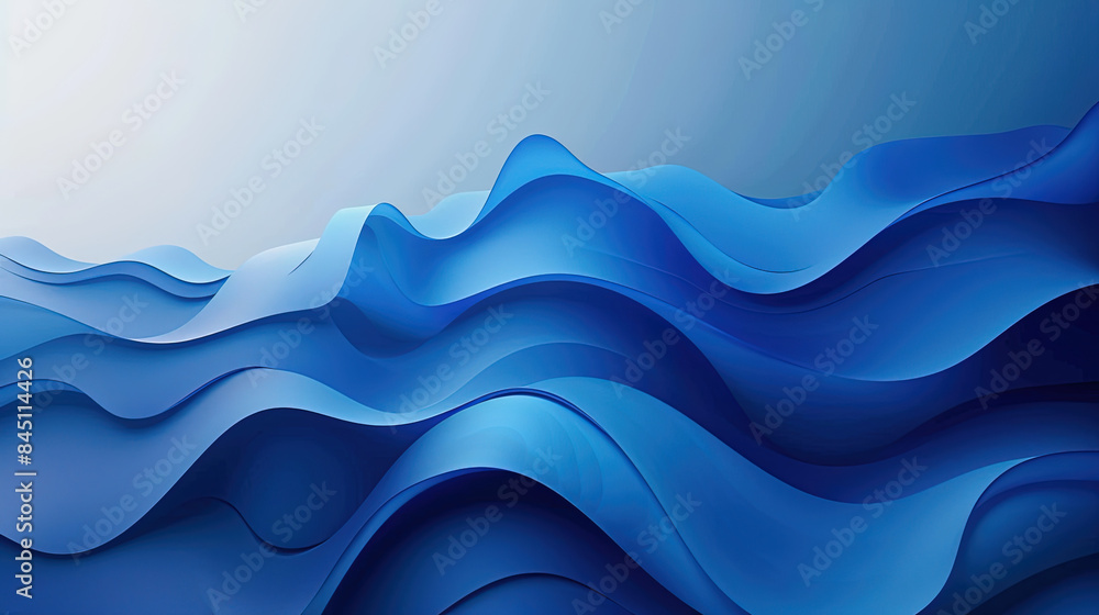 Poster abstract background. blue gradient background vector presentation design with large curved shape. co