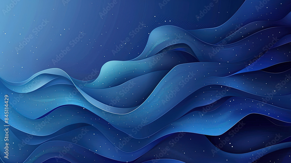 Poster abstract background. blue gradient background vector presentation design with large curved shape. co