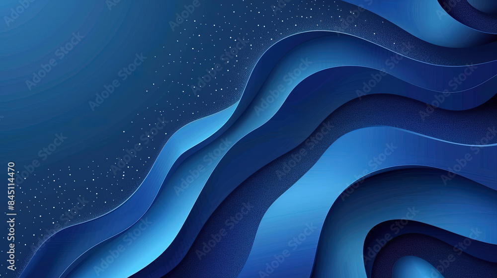 Poster abstract background. blue gradient background vector presentation design with large curved shape. co