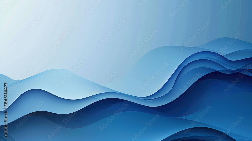 Poster abstract background. blue gradient background vector presentation design with large curved shape. co
