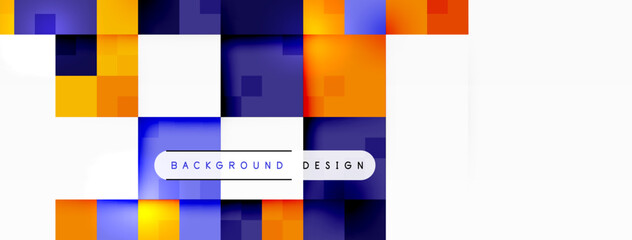 Dynamic colorful squares background. Vector Illustration For Wallpaper, Banner, Background, Card, Book Illustration, landing page