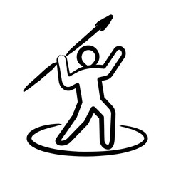 Javelin Throw Icon