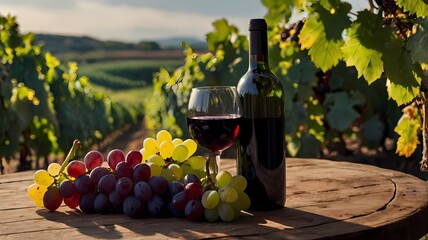  Wine Bottle grape harvest 
